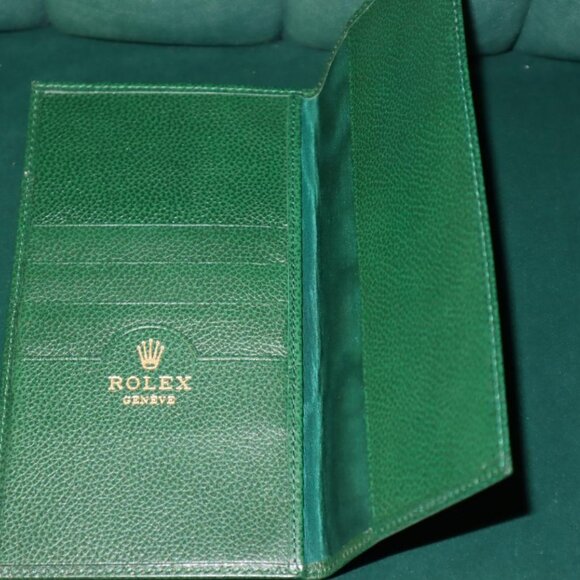 Rolex Original Green Leather Block Notebook - Picture 5 of 6